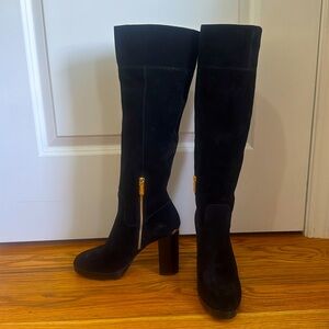Michael Kors leather heel boots